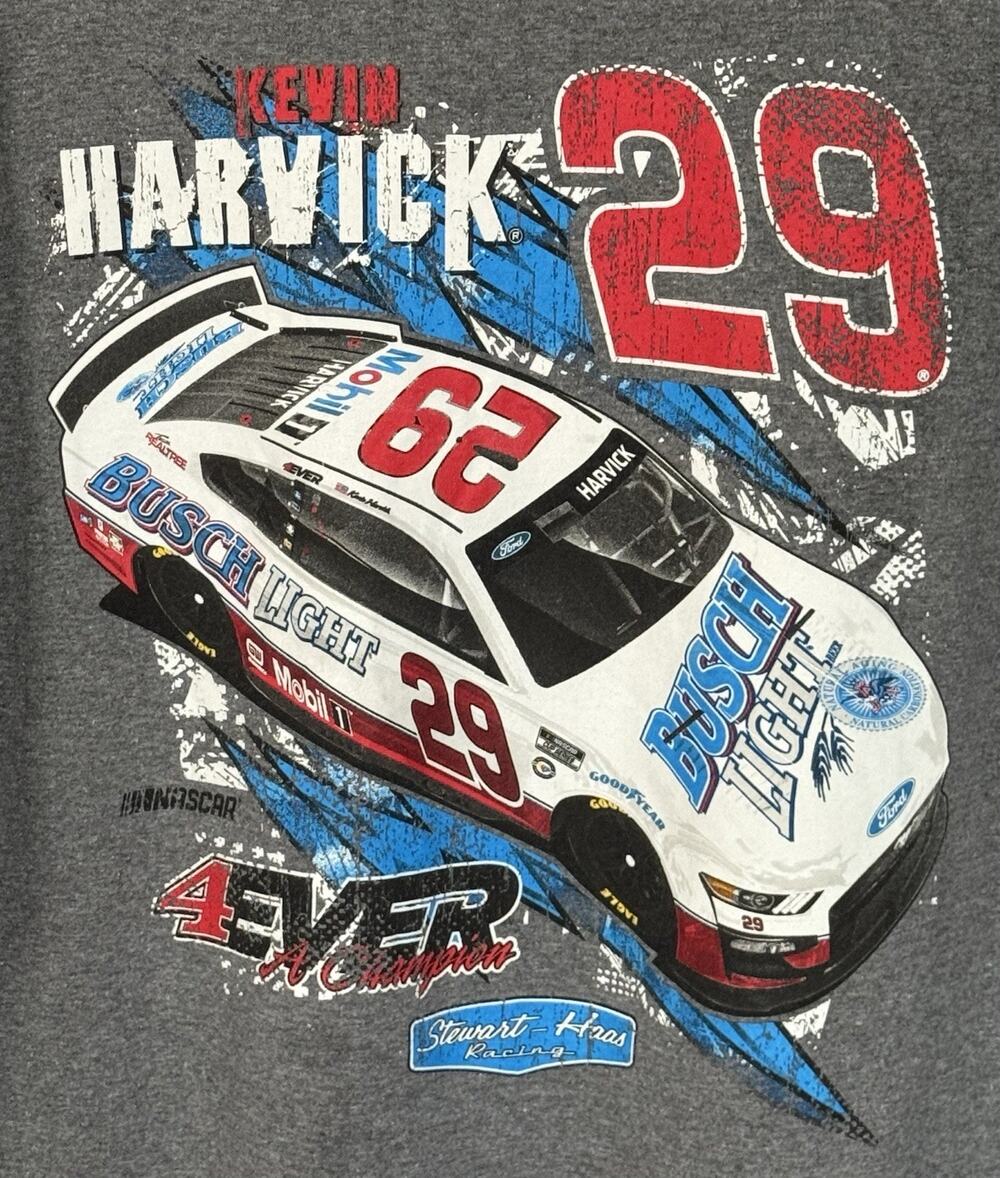 Kevin Harvick #29 Busch Light 4 EVER Throwback 3XL T-Shirt NASCAR